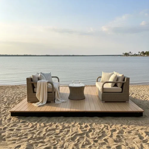 Plateforme de terrasse Bellalumi en aluminium